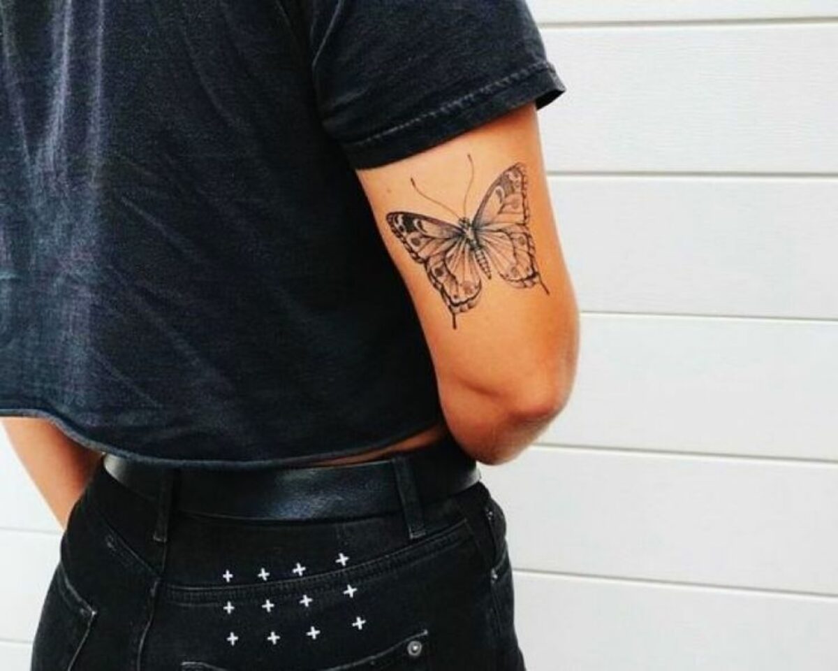 Butterfly Tattoos on the Upper Arm